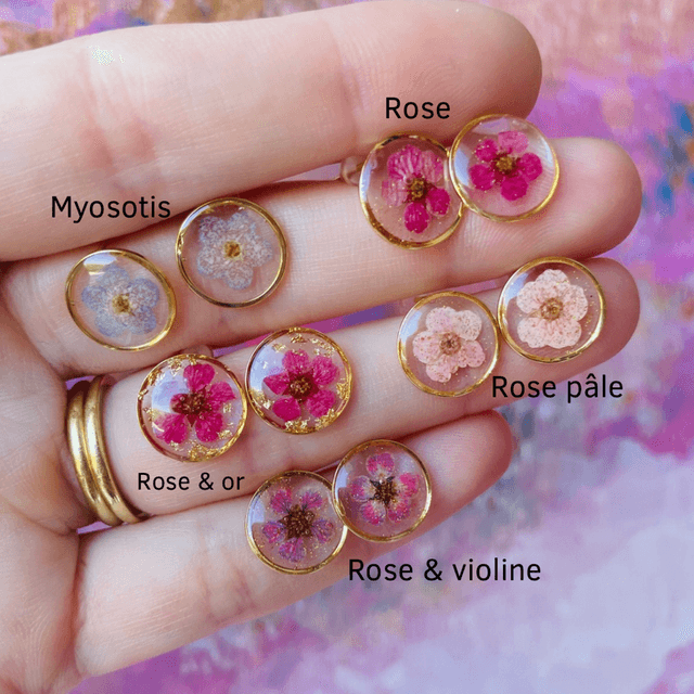 Puces - Les teintes de roses