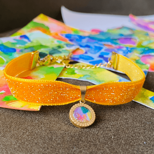 Velours orange 
