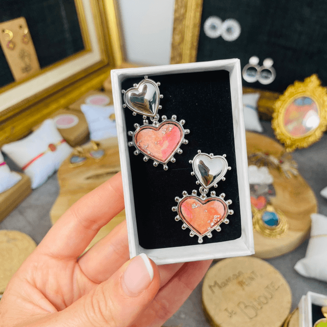Mini Ex-Voto / orange &amp; rose